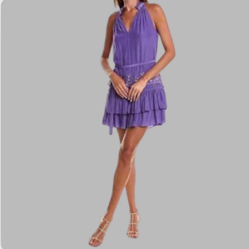 New Ramy Brook Angeline Passion Purple Mini Dress Size S Retail $475 - Picture 14 of 14